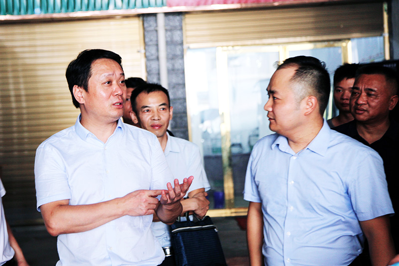 县长吴光文来公司调研