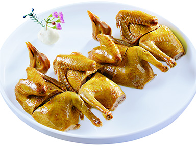 脆皮乳鸽(盐焗味)